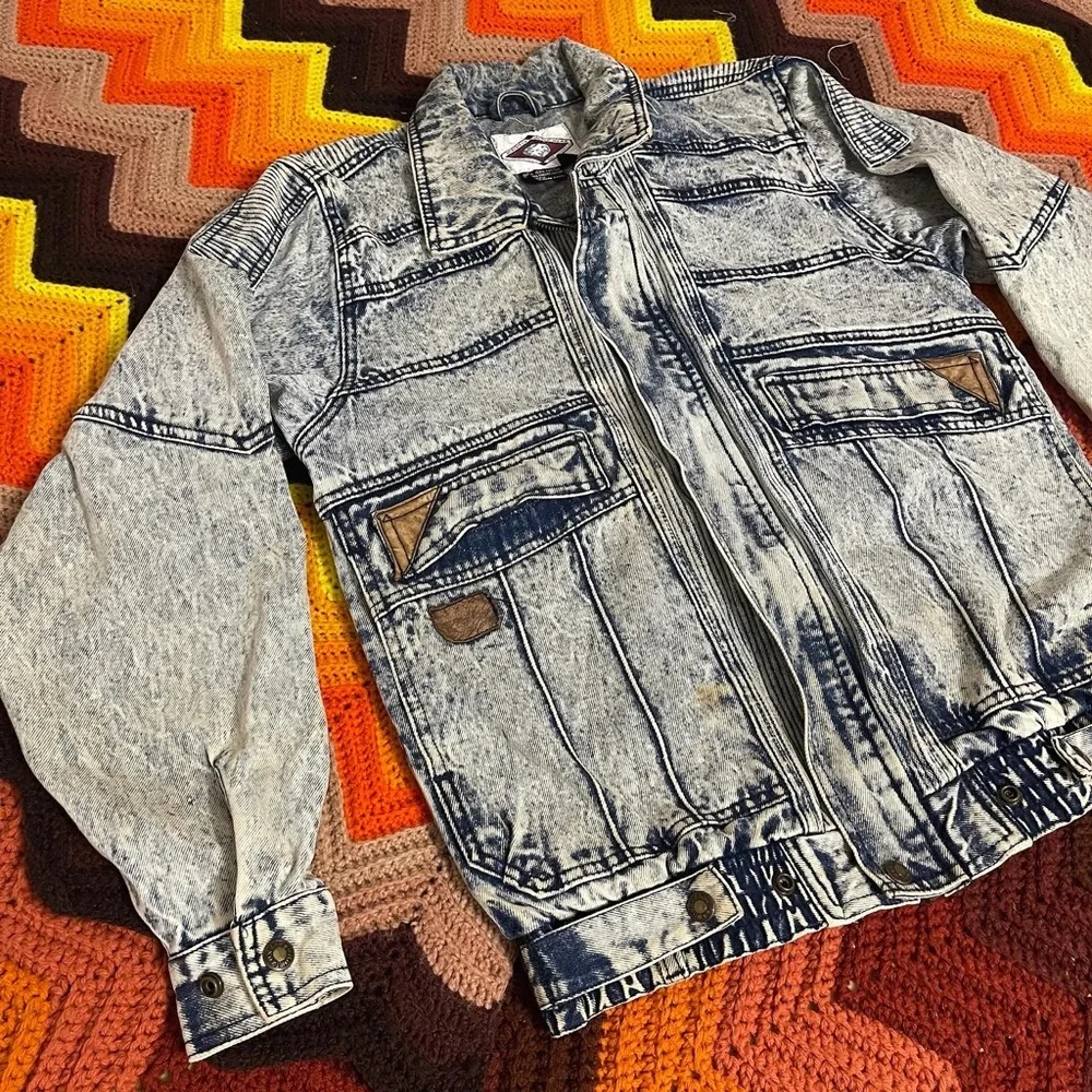 VINTAGE | 80s Acid Washed Denim - Picture 1 of 5
